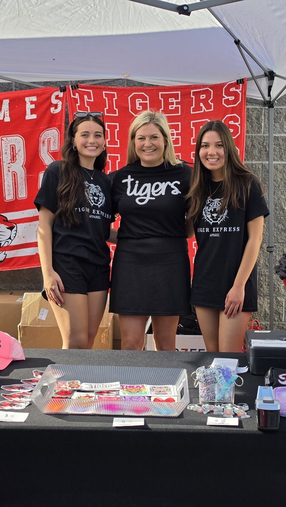 Tiger Express Apparel at recent home football game. 