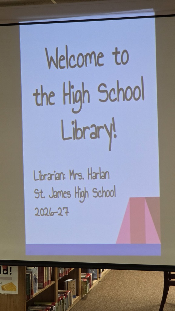 9th grade students visit the high school library.