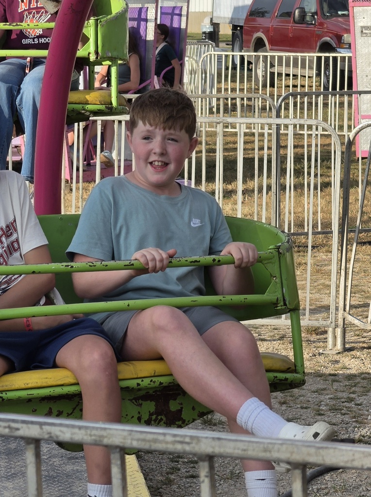 Student at the Grape and Fall Festival