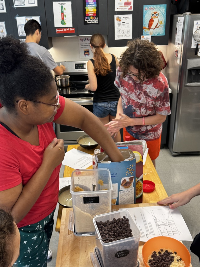 Foods I students learn the importance of measurements in baking. 