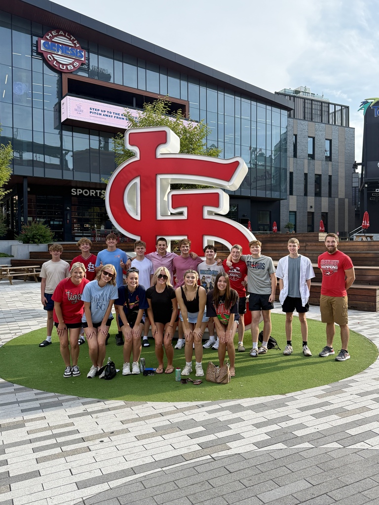 St. James High School DECA and Sports and Entertainment Marketing students visiting the cardinals stadium for Career Day!