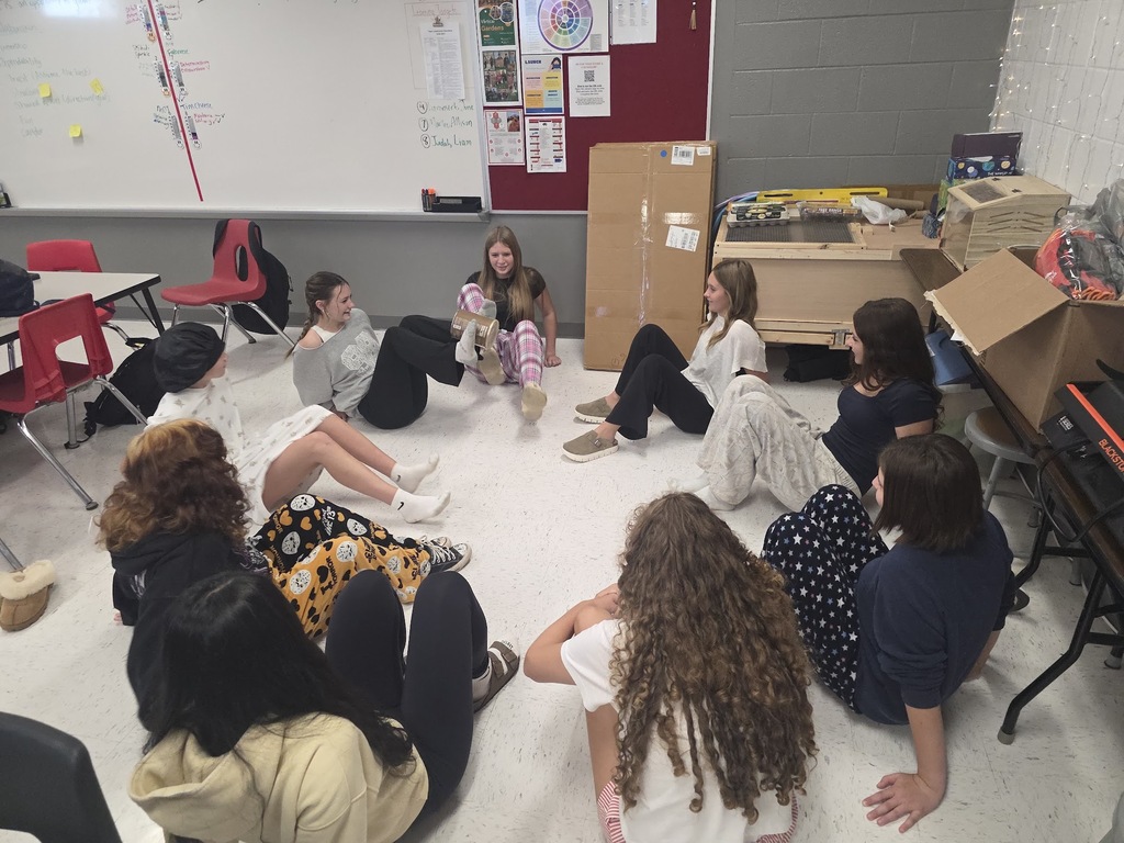 Students practice workplace skills in Careers class. 