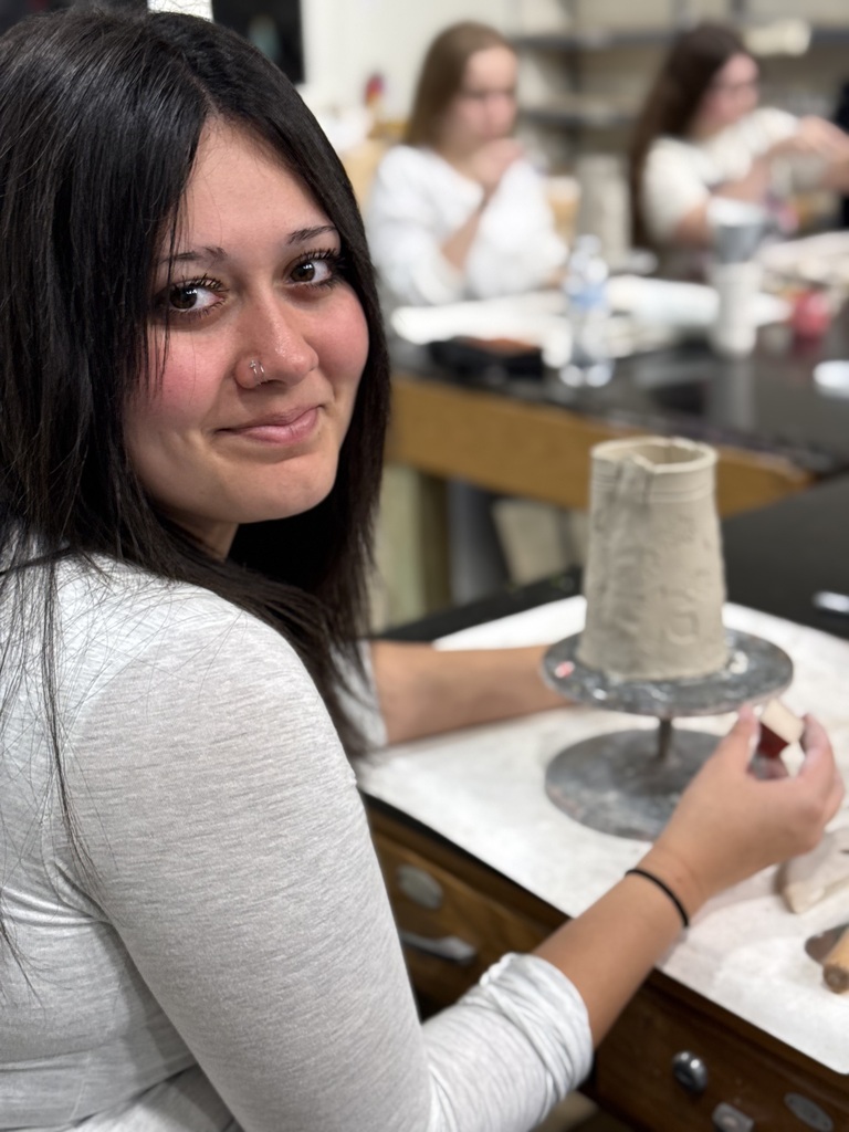Students attend Art Day at ECC.