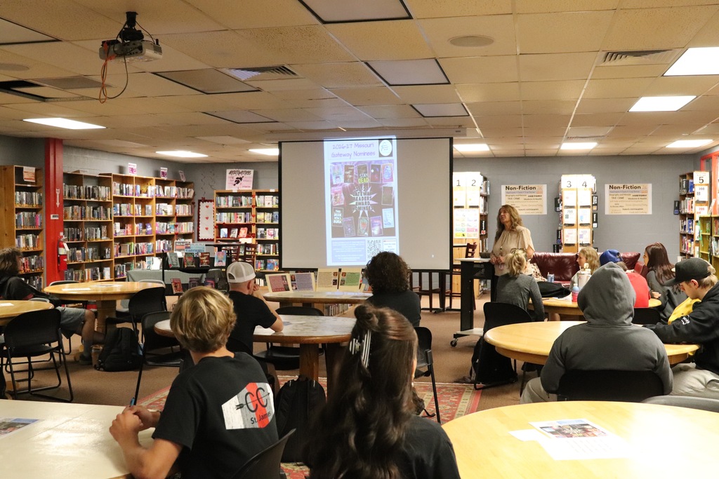 Mrs. Harlan presenting Gateway's