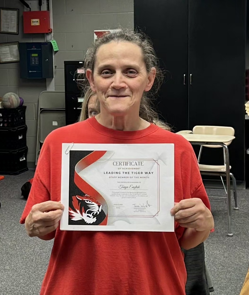 Tonya English - Middle School Custodian