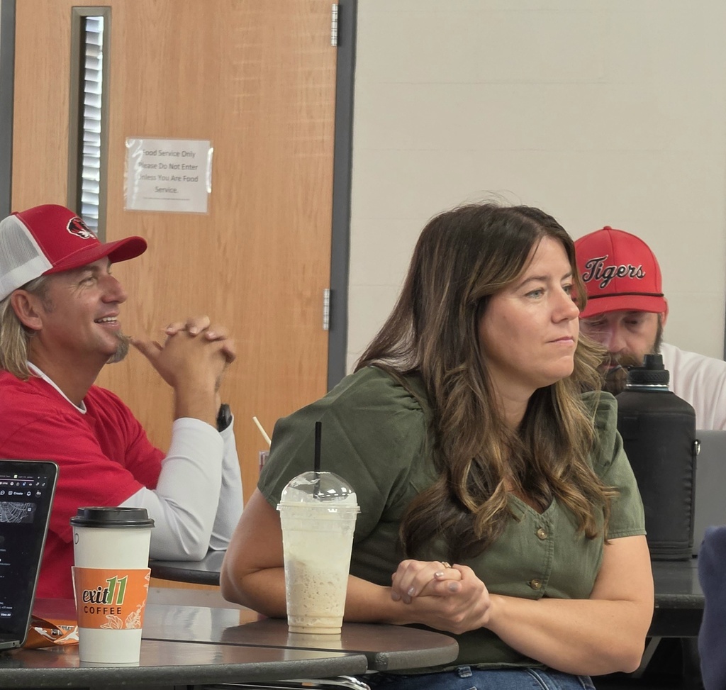 St. James teachers collaborate during professional development.