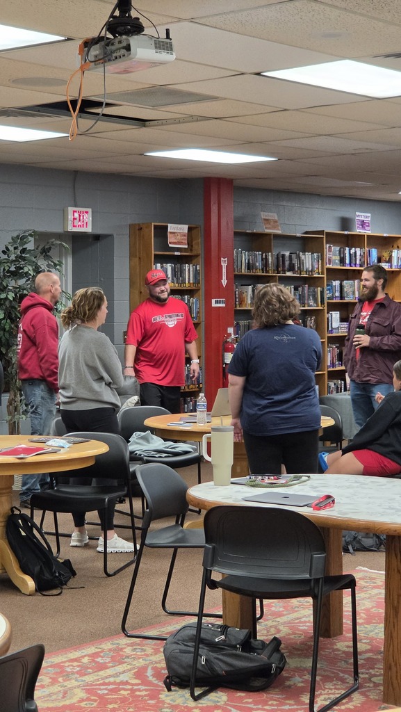St. James teachers collaborate during professional development.