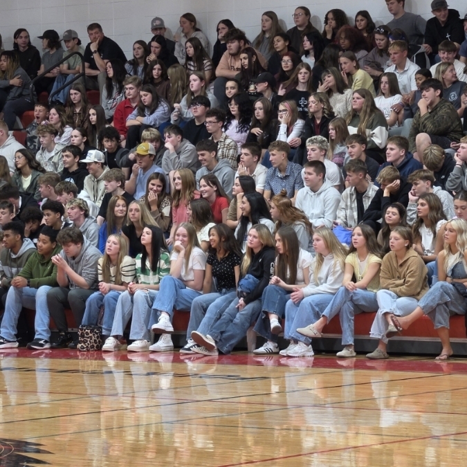 KD Hill shares message of resilience to St. James students.