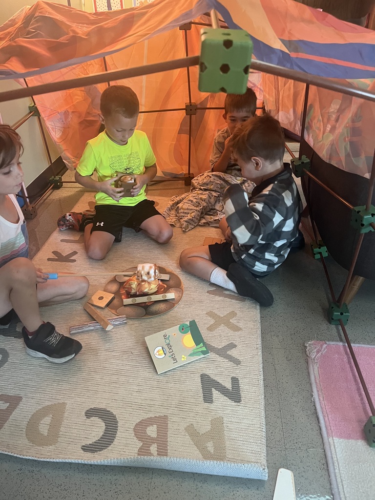 Tiger Cubs work on following instructions and teamwork during the camping unit!