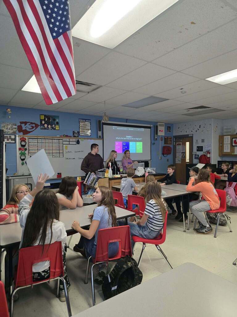 Teens Teach visits St. James Middle School!