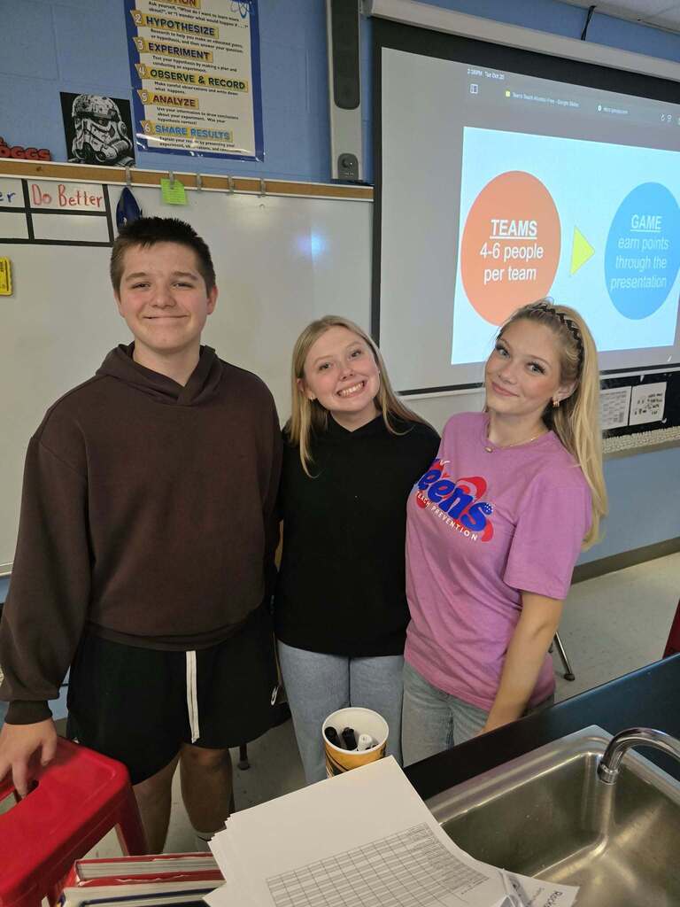 Teens Teach visits St. James Middle School!