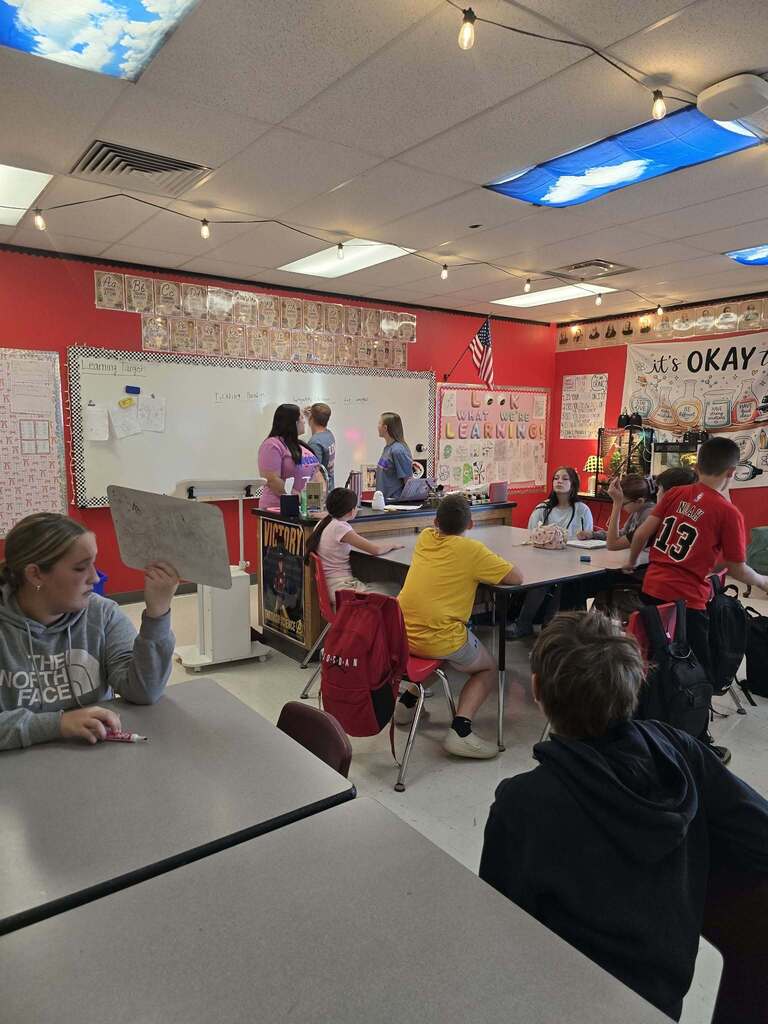 Teens Teach visits St. James Middle School!