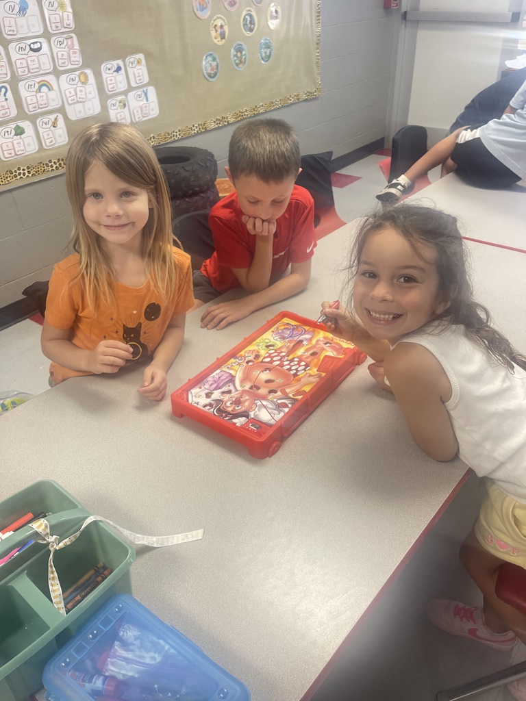 First grade students learn about the human body for the science unit!