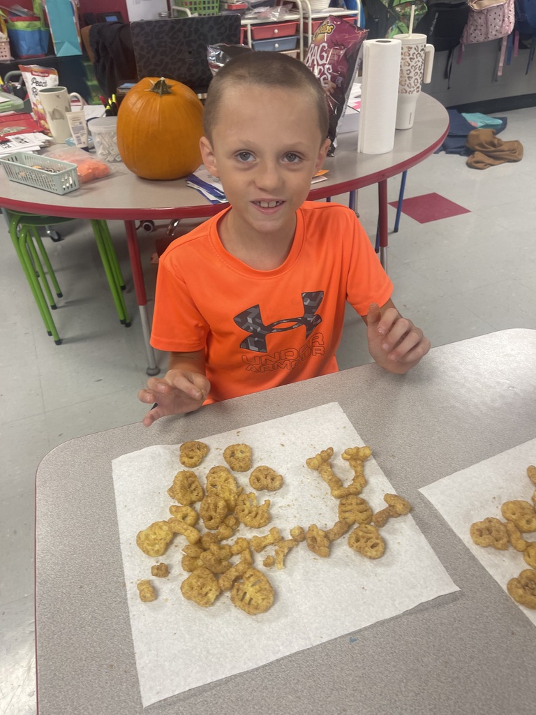 First grade students learn about the human body for the science unit!
