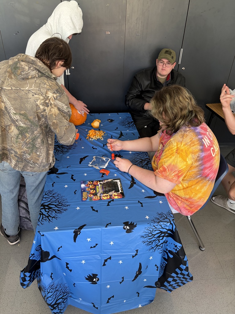 Applied Science students learn about food chains with a hands-on pumpkin activity.