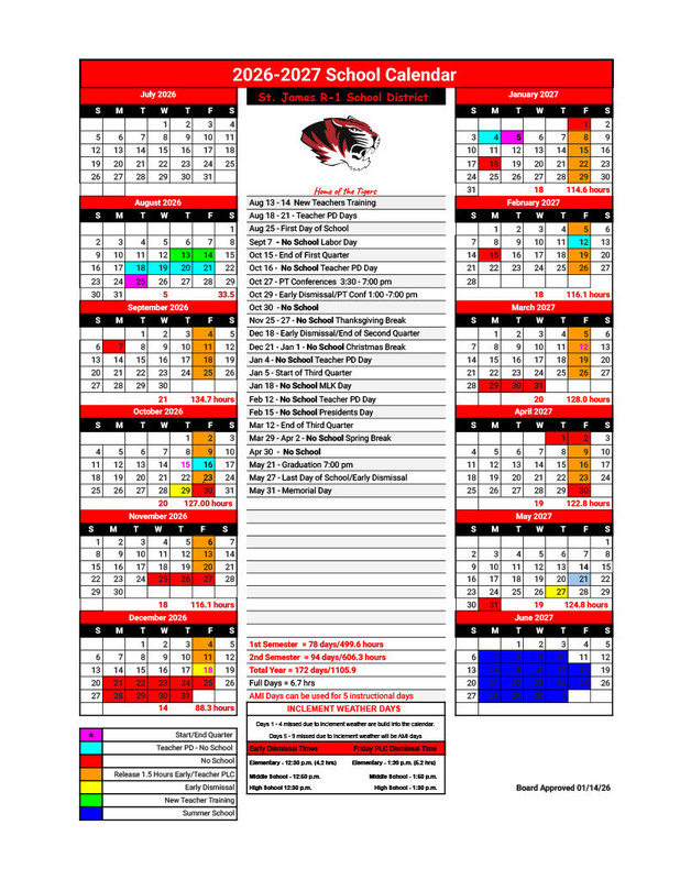 26-27 Academic Calendar Survey