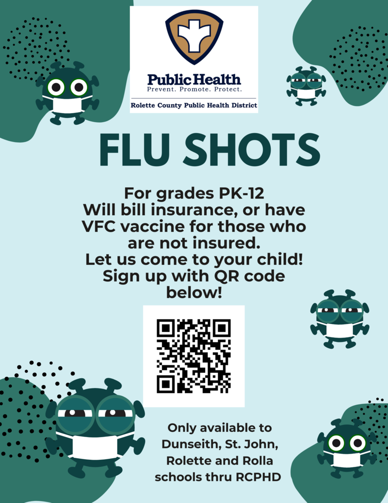Flu shot consent QR code