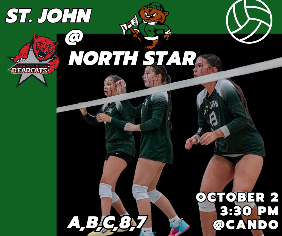 Volleyball team travels to Cando tonight!