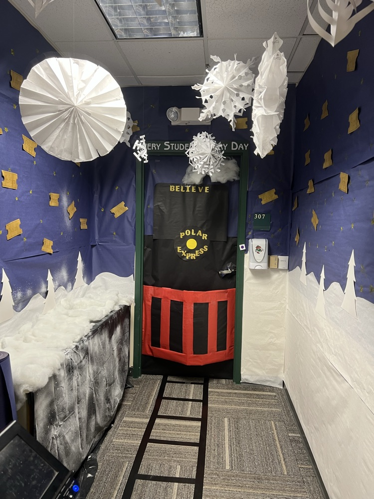 Mrs. Charbonneau’s Door/hallway to door