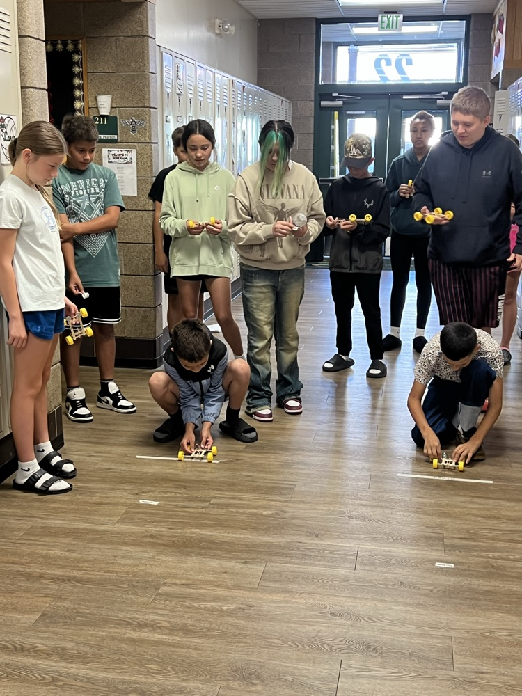 Rubber band car lab