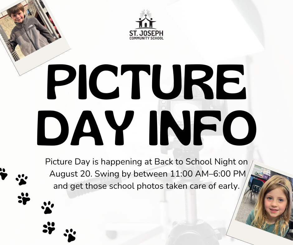 St. Joseph Community School - Picture Day Info