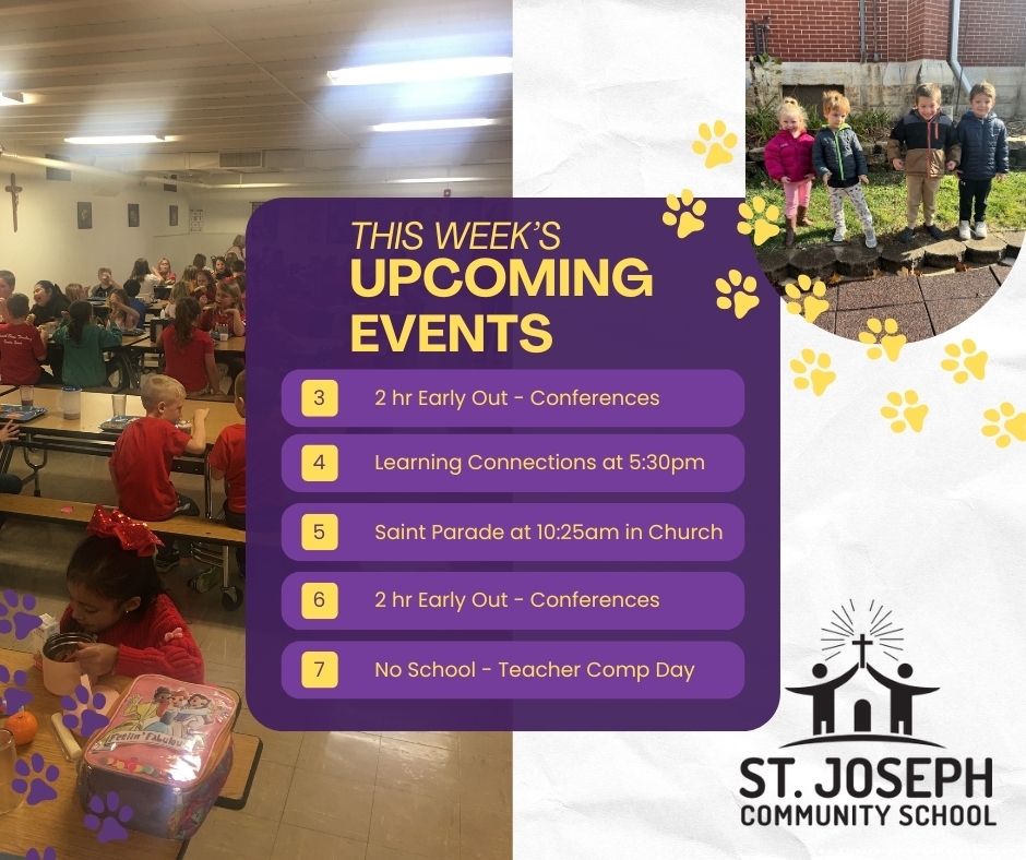 A quick glance at the happenings this week✝️🤩🐾 