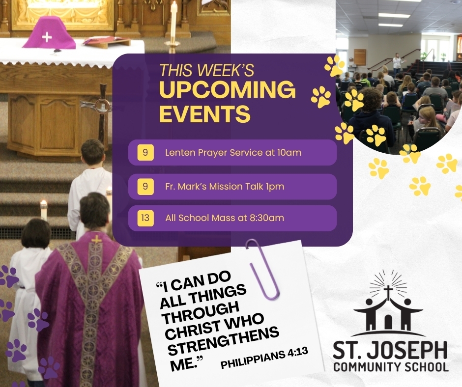 A quick glance at the happenings this week✝️🤩🐾