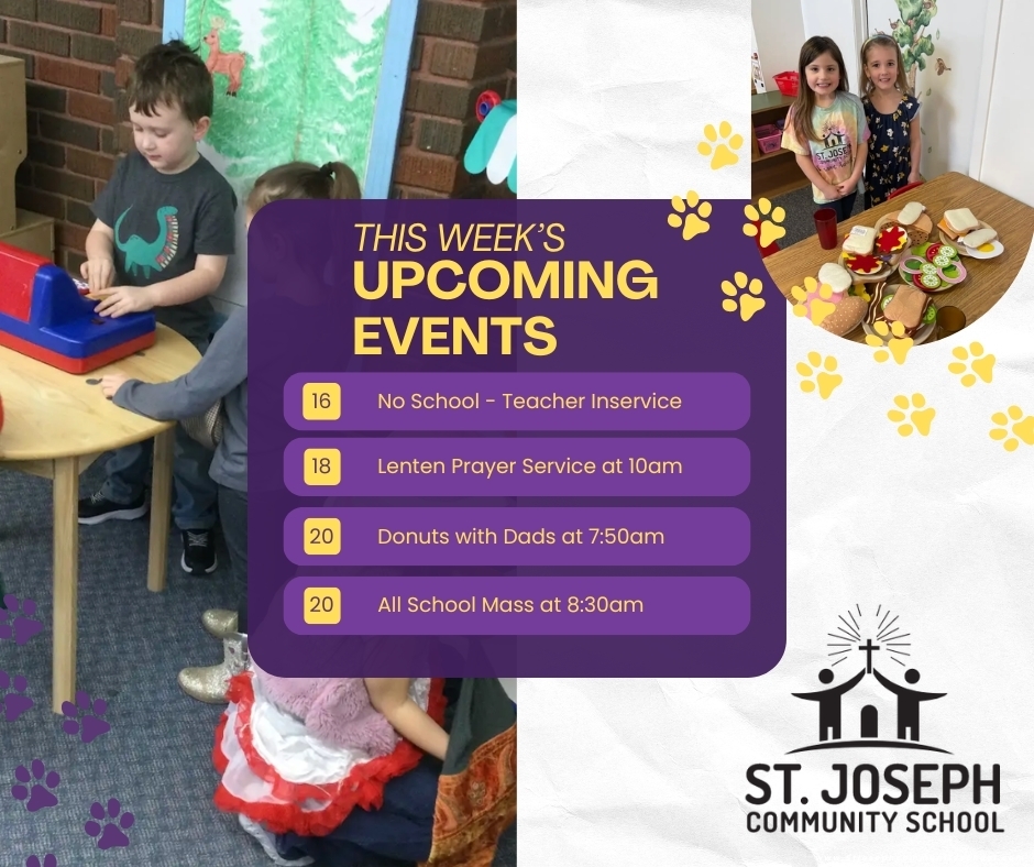 A quick glance at the happenings this week✝️🤩🐾