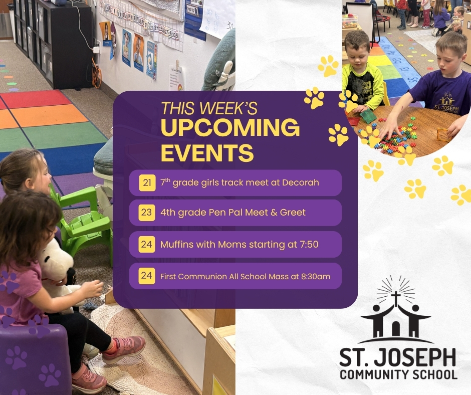 A quick glance at the happenings this week✝️🤩🐾