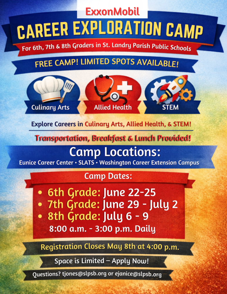 ExxonMobil Exploration Camp Flyer