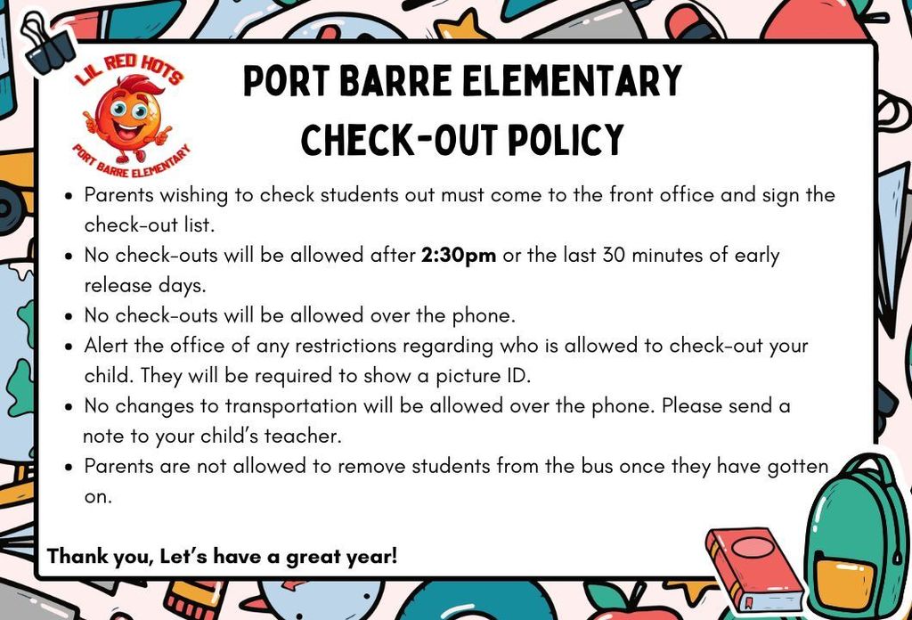 check out policy