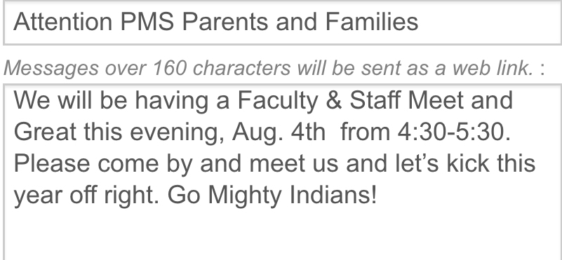Reminder Meet and Greet