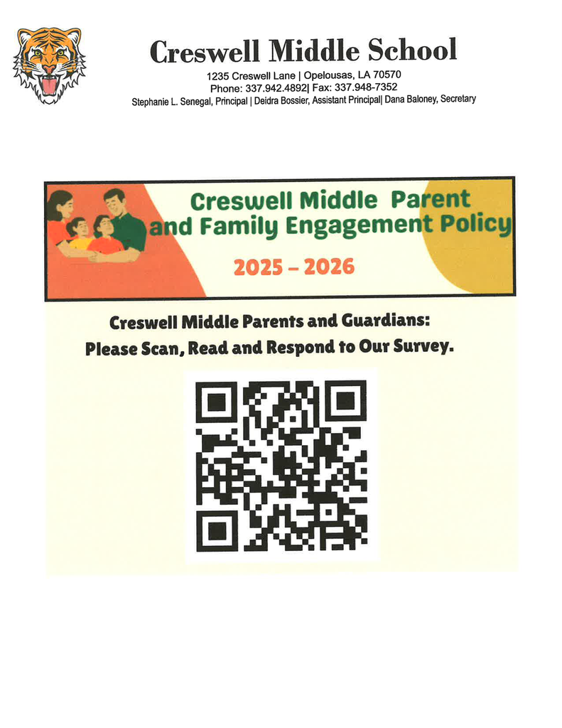 CMS Parent and Family Engagement Policy 2025-2026