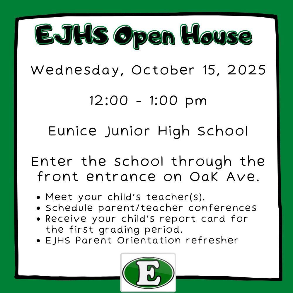 Open House 10/15