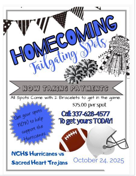 Homecoming tailgating spots 