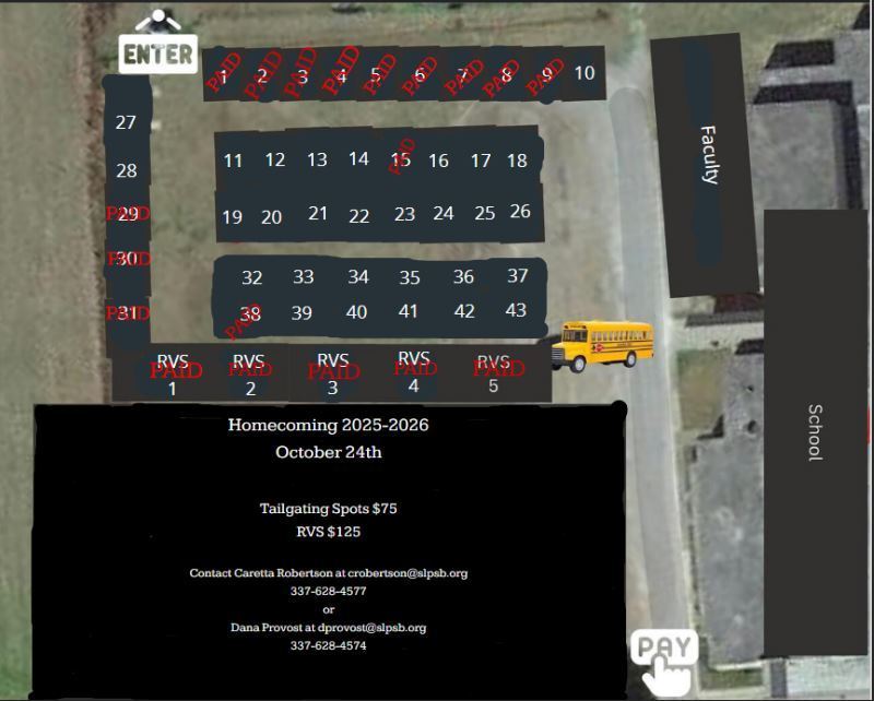 Homecoming spots