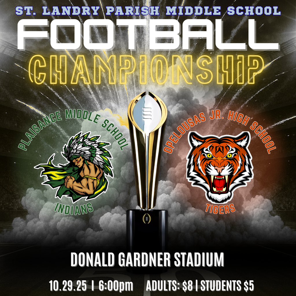 st landry parish football middle school championship