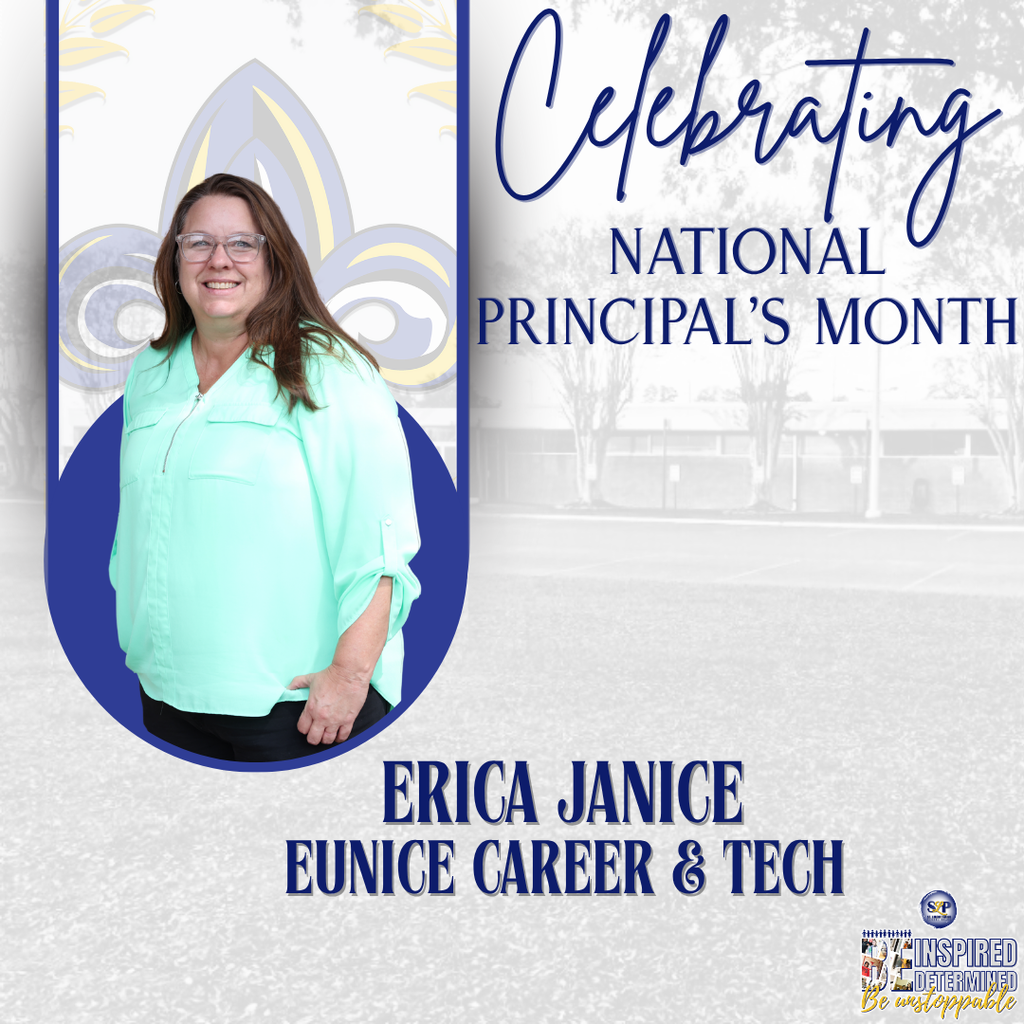 national principal's month, erica janice