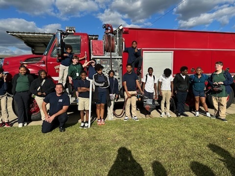 St. Landry Parish Fire Department took time out of their busy day to visit Plaisance Elementary's 21st Century tutoring students and provided them with some helpful fire safety tips.