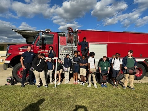 St. Landry Parish Fire Department took time out of their busy day to visit Plaisance Elementary's 21st Century tutoring students and provided them with some helpful fire safety tips.