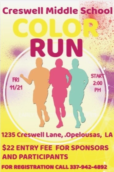 Color Run Flyer 2025