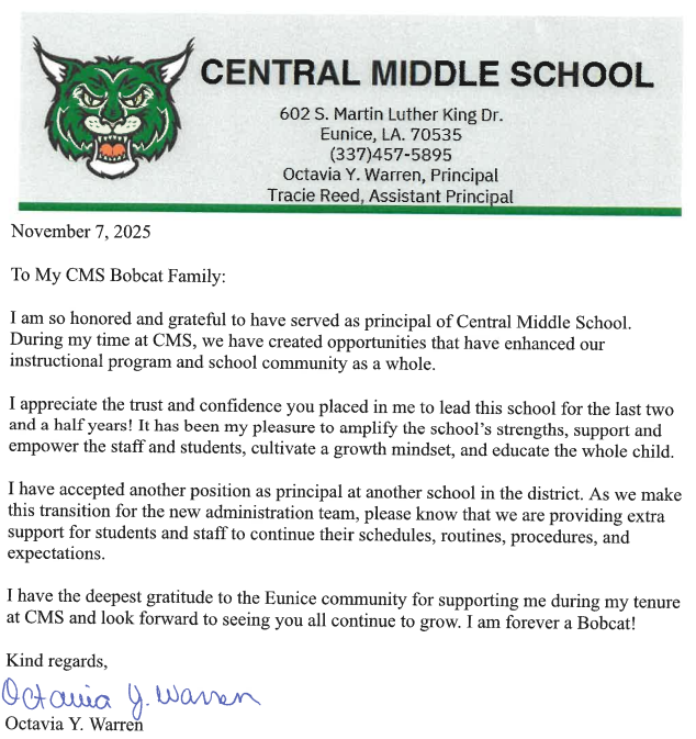 Principal's Message
