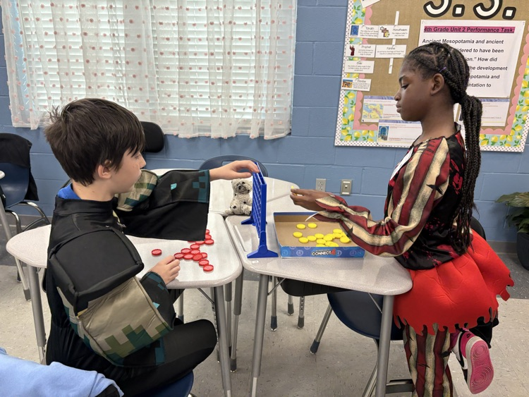 🎲👏 Mrs. Keys’s homeroom wrapped up October with a board game party to celebrate reaching their perfect attendance goal! Hard work + showing up every day = fun rewards! 💯🍎 #AttendanceMatters #GoalGetters #PBEProud