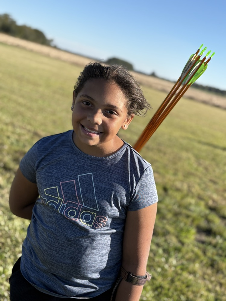 4H members, Blaise B., Tate Y., and Randi K. attended shooting sports practice. Members practiced rifle, shotgun, and archery sports. By: Reporter, Randi K.