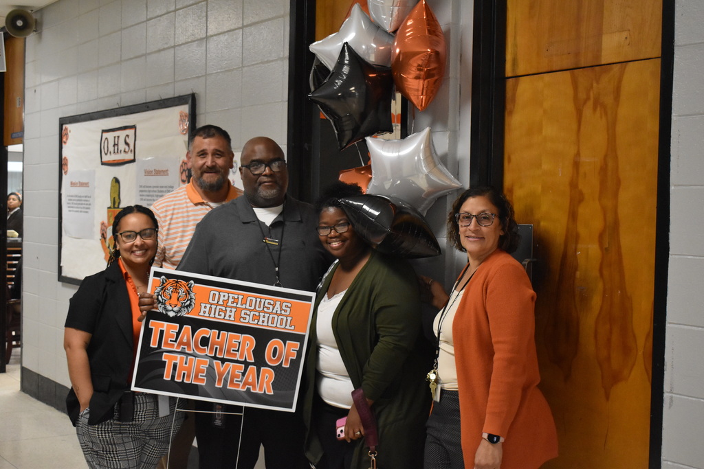 Administration & Teacher of the Year, Cyerra Edwards