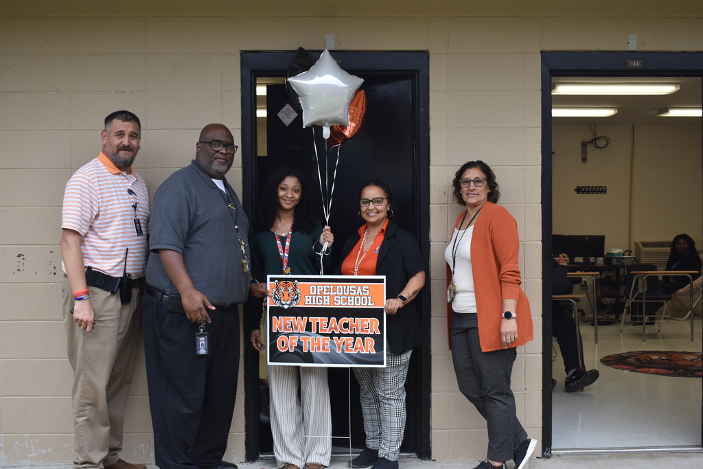 Administration & New Teacher of the Year, Kimble Hallcy