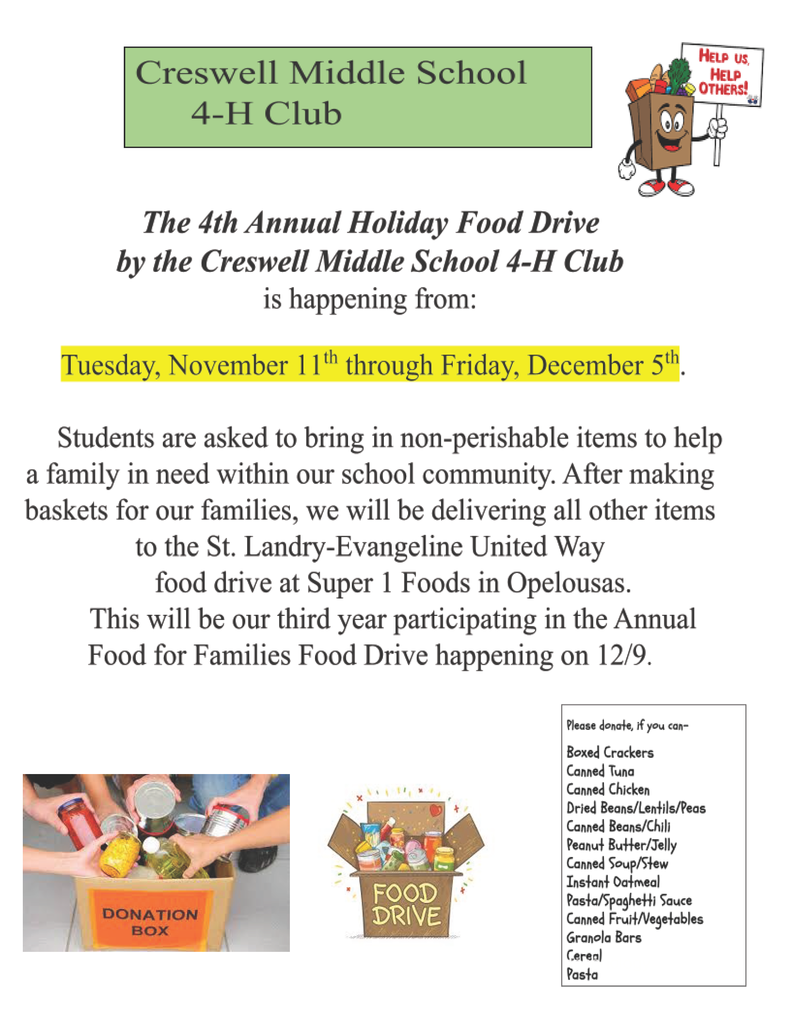 4-H Club Flyer 2025