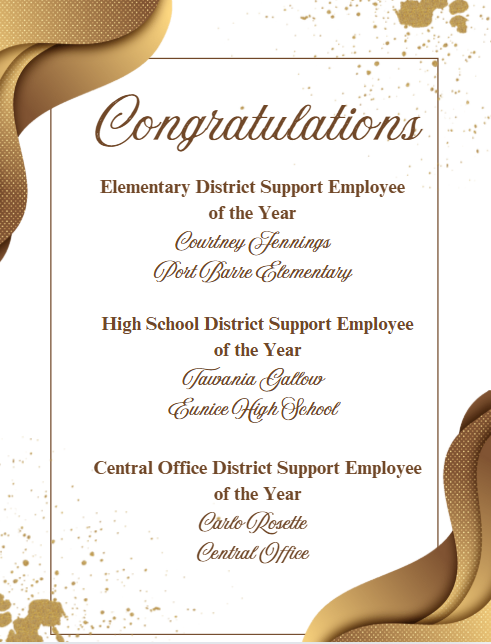 District Support Staff
