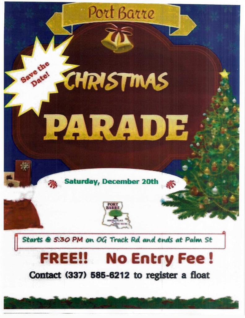 Port Barre Christmas Parade 2025