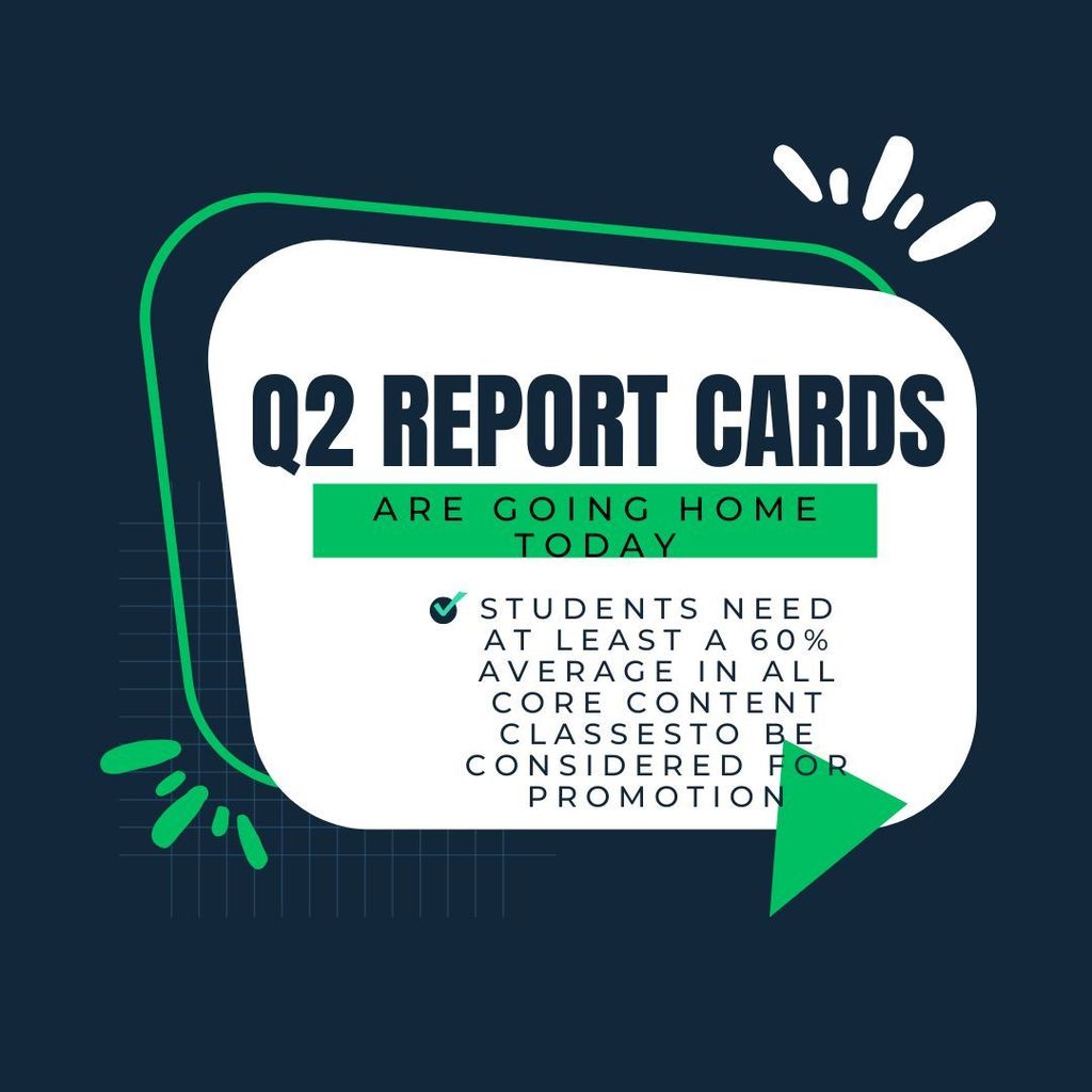 Report Cards are going home today